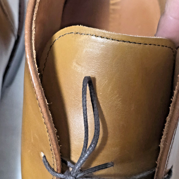Allen Edmonds Williamsburg Chukka Boots 12 D Tan Leather Bench Welt USA Made